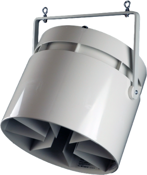 Isolated product image of the Airius Onyx fan.